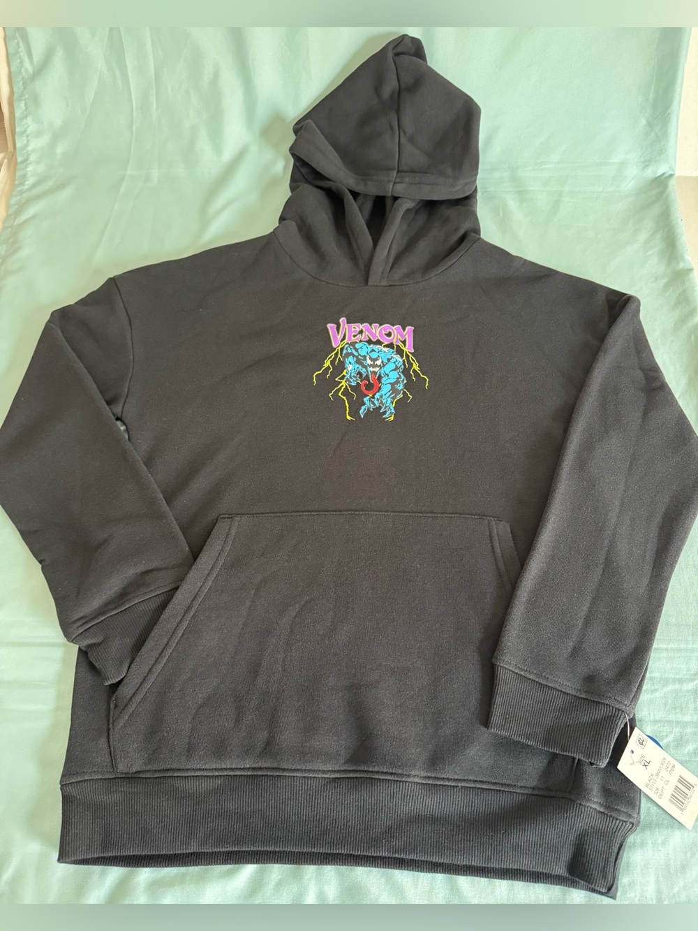 Marvel Boys' Venom 'We Are Venom' Front and Back Graphic Hooded Sweatshirt